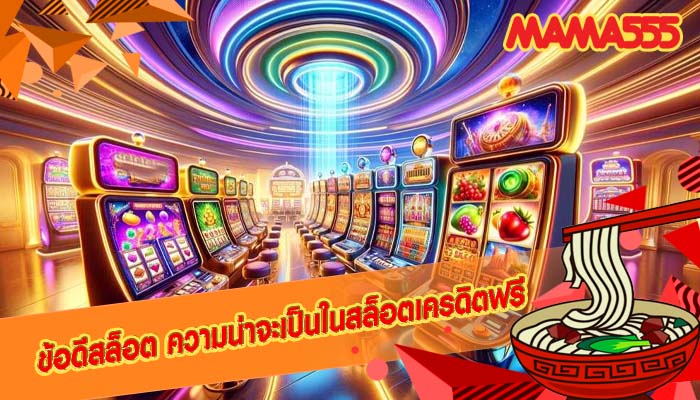 ข้อดีสล็อต ความน่าจะเป็นในสล็อตเครดิตฟรี